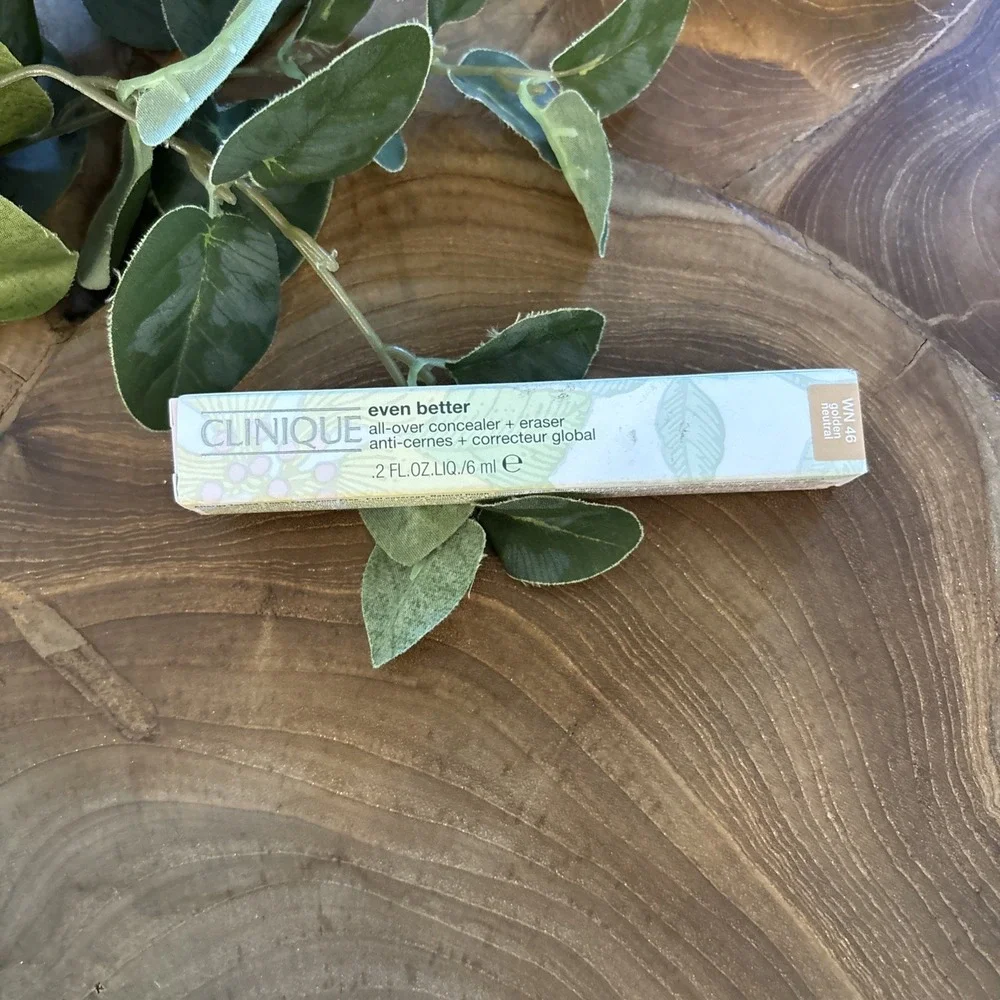 Clinique Even Better All Over Concealer + Eraser WN46 Golden Neutral 0.2 Fl Oz